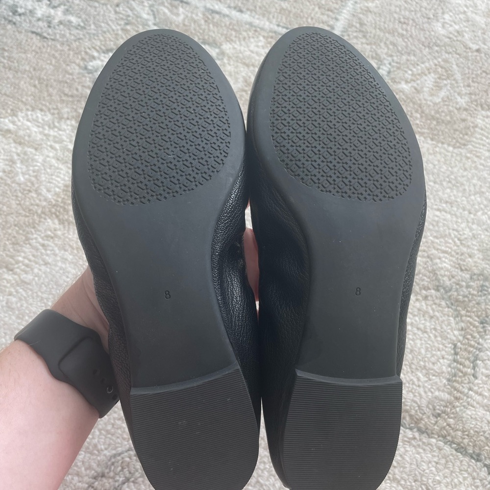 Tory Burch Allie Ballet Black Flats size 8 - Picture 4 of 5